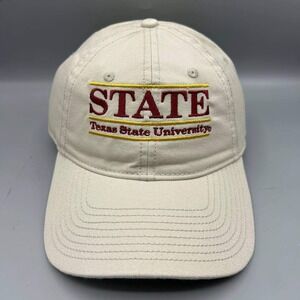 Texas State Bobcats Hat Men Beige The Game Strap Back Cap Cotton New